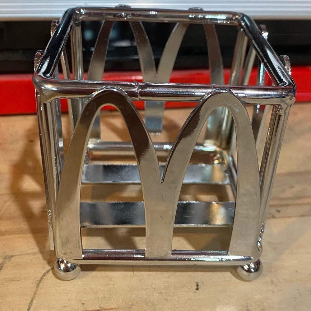 Set of McDonald’s Restaurant Metal Candle Holders - Picture 3 of 4